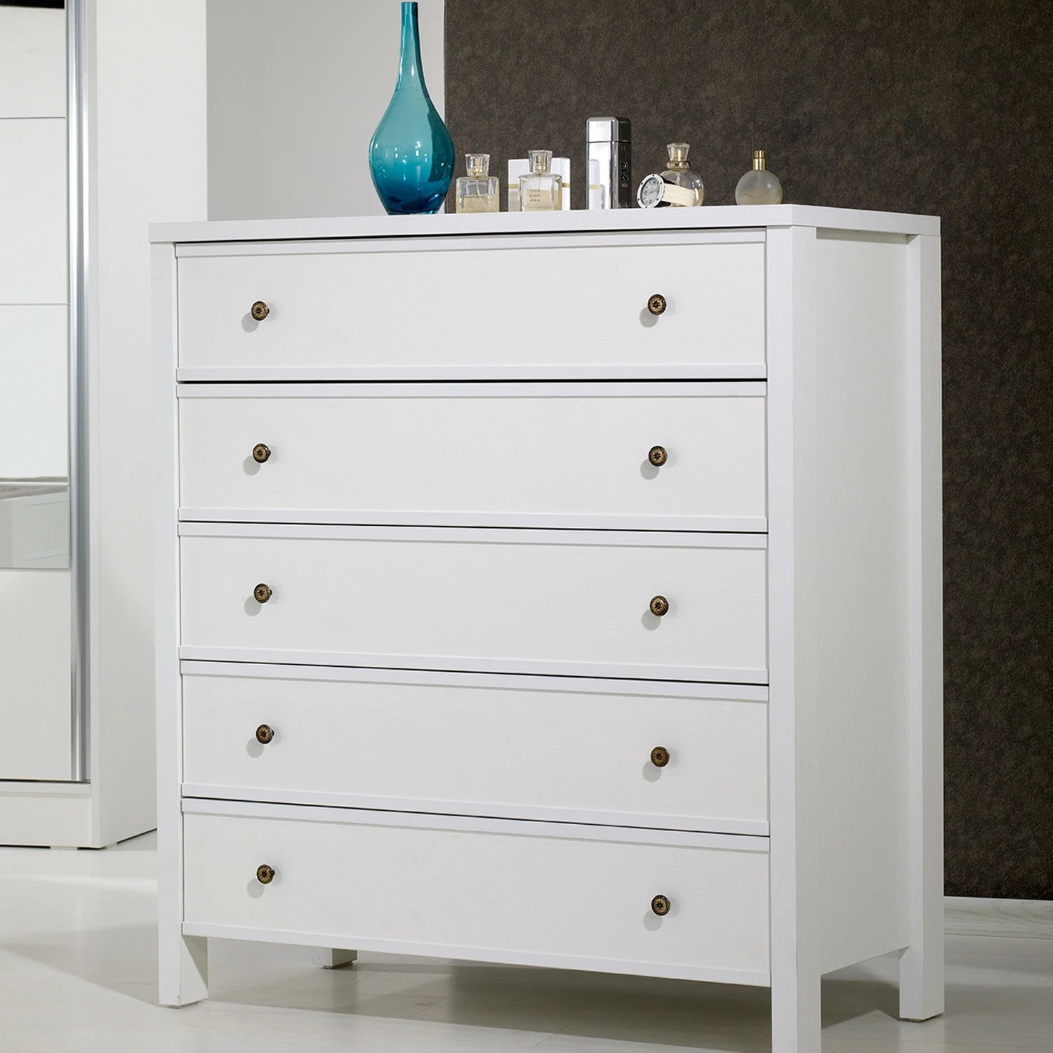 Komodë Hanah Home, Rio, e bardhë