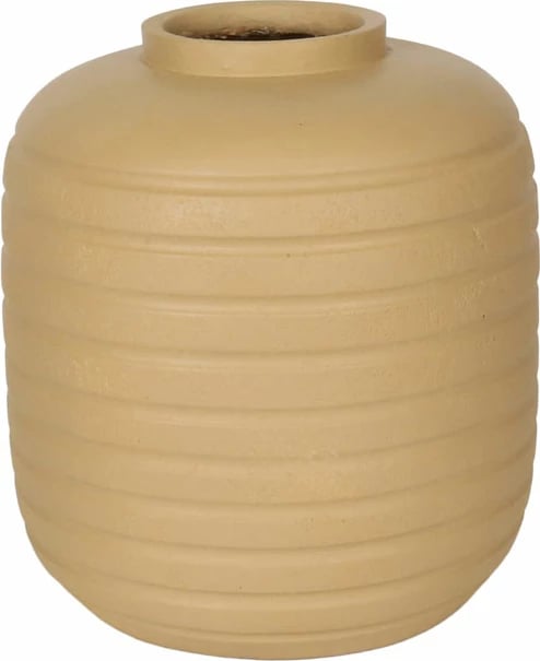 Vazo FIORA, MgO, bezhë, 30x30x32.5cm