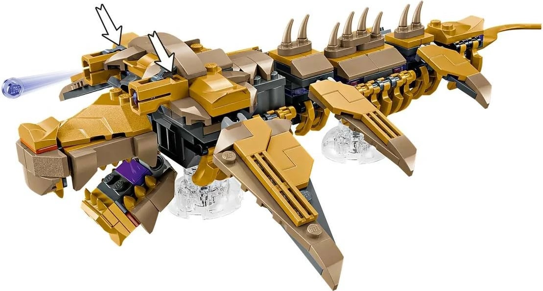 Set LEGO Marvel Super Heroes 76290 Avengers kontra Leviathan, 347 pjesë, për fëmijë, Plastikë