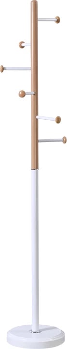 Varëse palltosh Serea, metalike, ngjyrë e bardhë-natyrale, D30x175cm