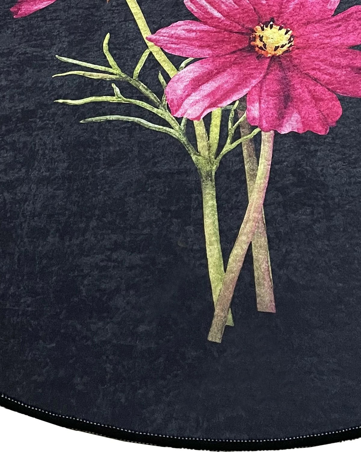 Tapet për banjo Mijölnir, Sitivo Djt, i zi, 80x100cm