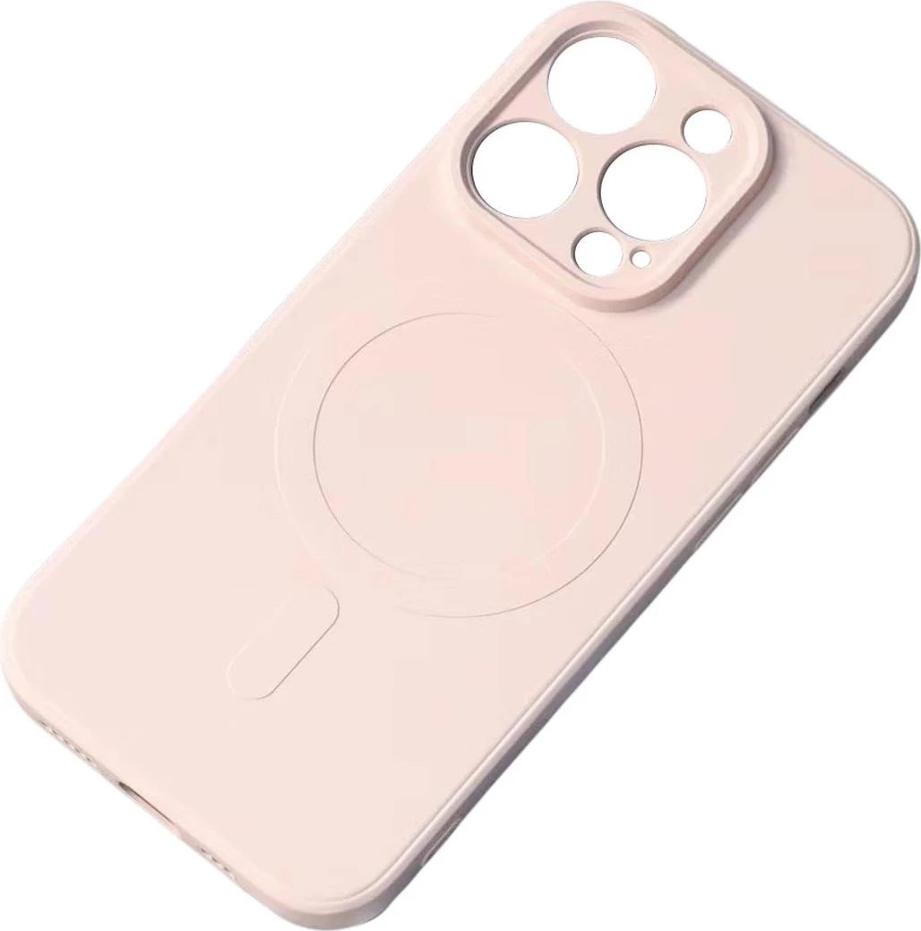 Mbështjellës silikon për celular Hurtel, për Samsung Galaxy A16 5G, me MagSafe, Rozë