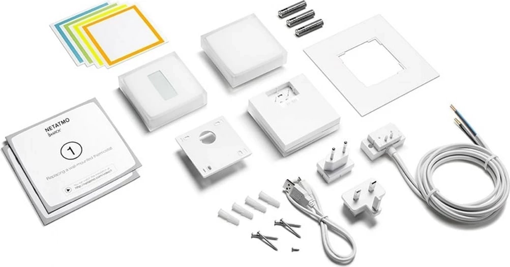 Termostat i mençur NETATMO NTH01-EN-EU, i bardhë