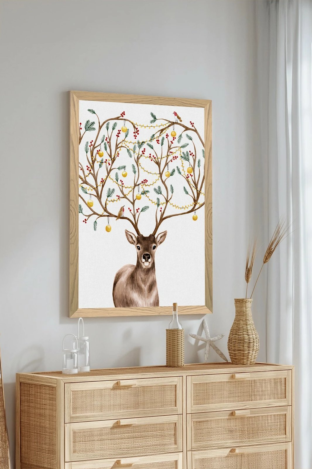 Pikturë dekorative murale, shumëngjyrëshe, Tekhammdf82, 33x48cm