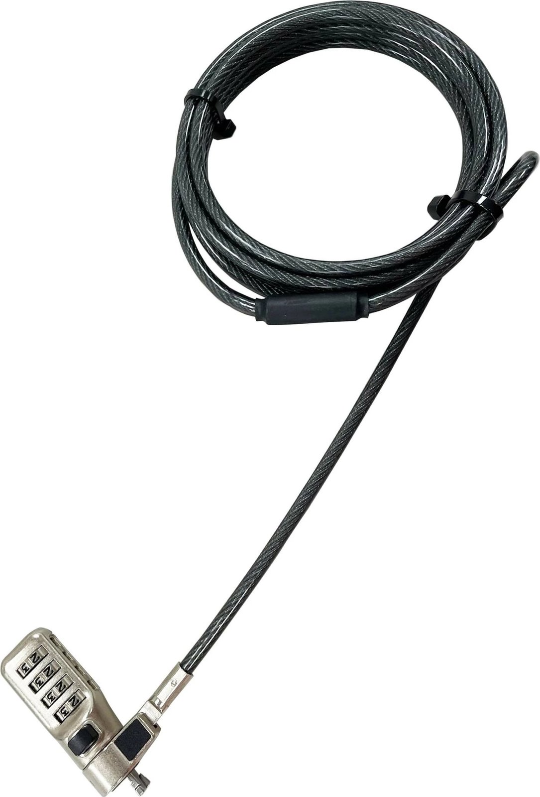 Kabllo sigurie DICOTA D31933, kombinim 4-shifror, 2m, Kensington, zink, antracit