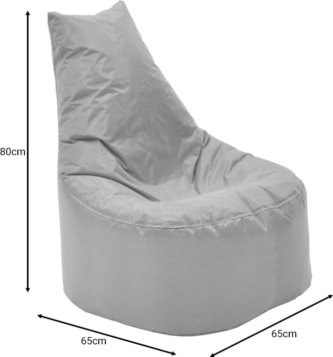 Fotel qese Norm PRO, material i papërshkueshëm nga uji, ngjyrë moka