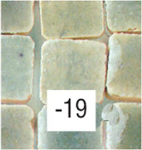 Mozaikë qeramike NEXT 5x5x3mm, 100 copë, Jeshile e çelët