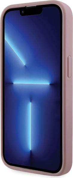 Mbështjellës Guess Rhinestone Triangle për iPhone 14 Pro 6.1", Rozë
