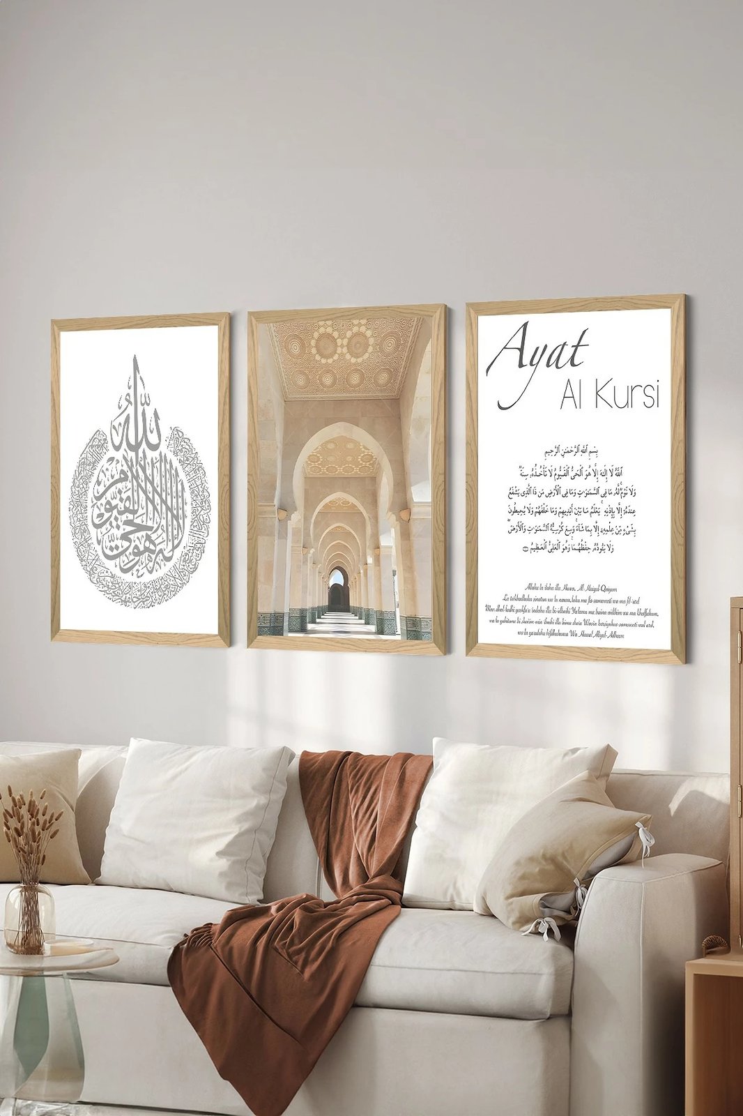 Set pikturash dekorative (3 copë), Wallity, Artsycllct5