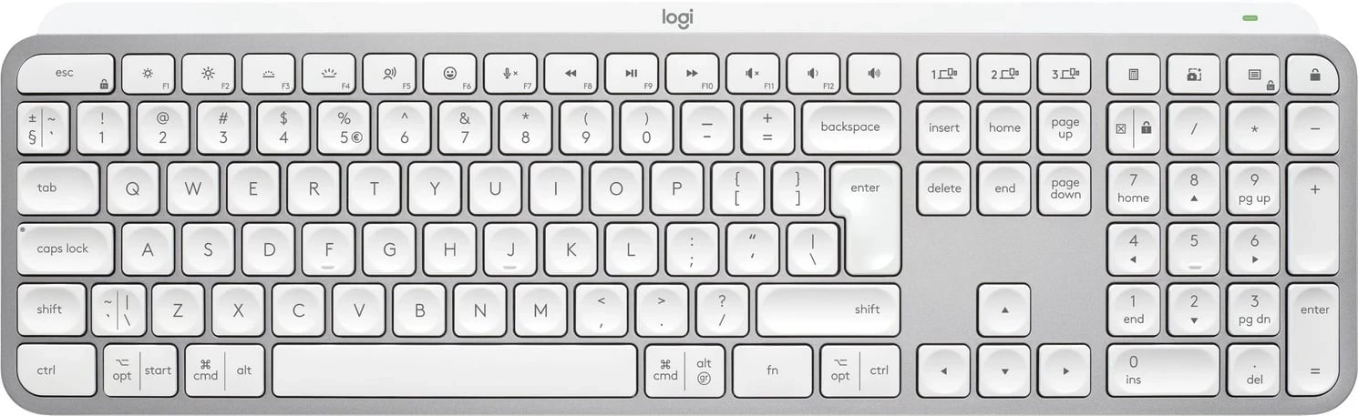 Tastierë Logitech MX Keys S, e bardhë