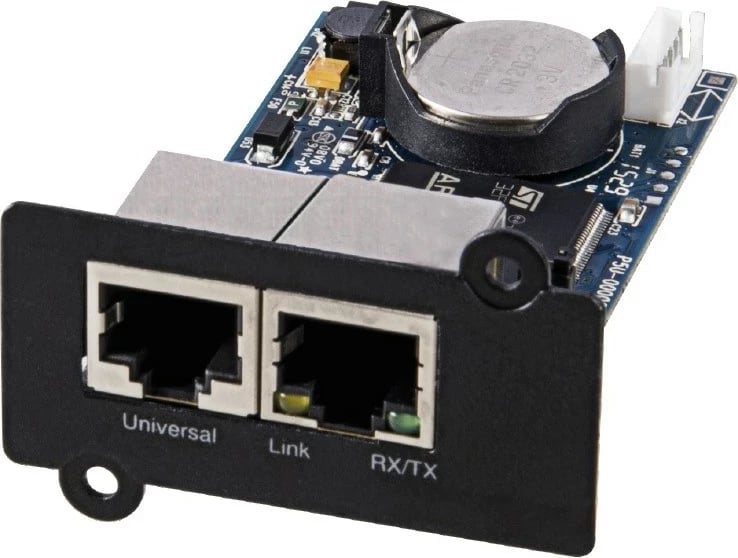 Aksesor UPS PowerWalker 10131008, SNMP kartë, E zezë