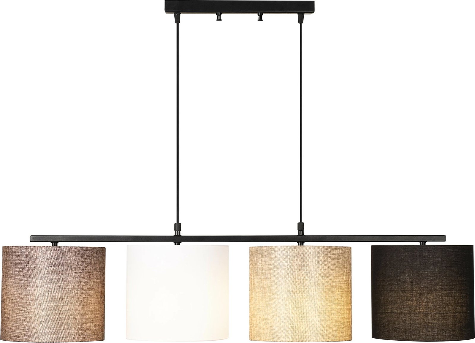 Llambadar Opviq, Valiz - 4721, ngjyrë e zezë, e bardhë, krem, kafe