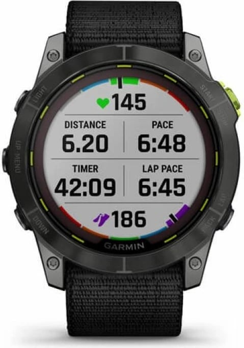 Orë sportive Garmin unisex, e zezë