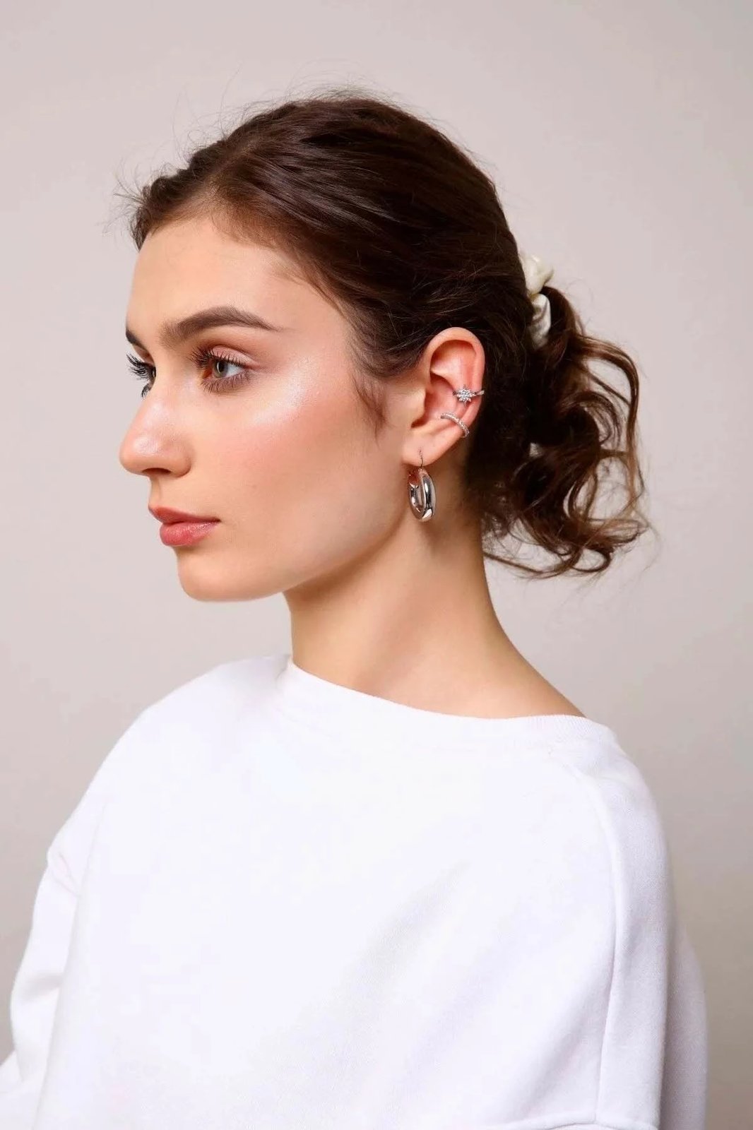 Vathë Jumeon, cuff, ngjyrë argjendi, gur zirkon, Cuff-Pusula01