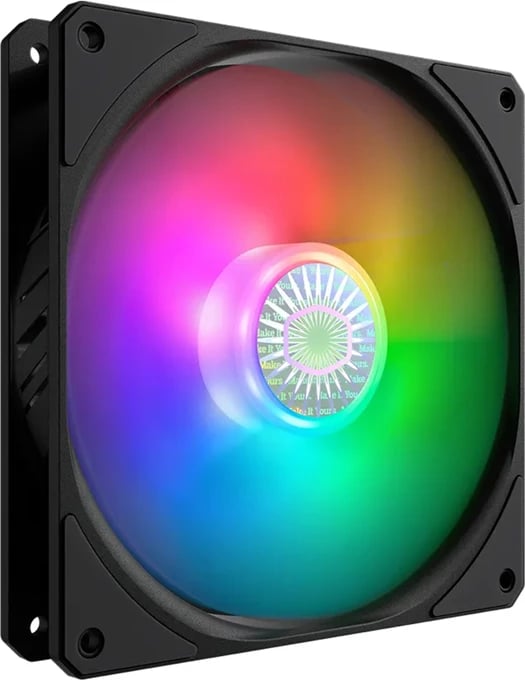 Kasë Cooler Master Sickle Flow 140 ARGB, 140mm, e zezë