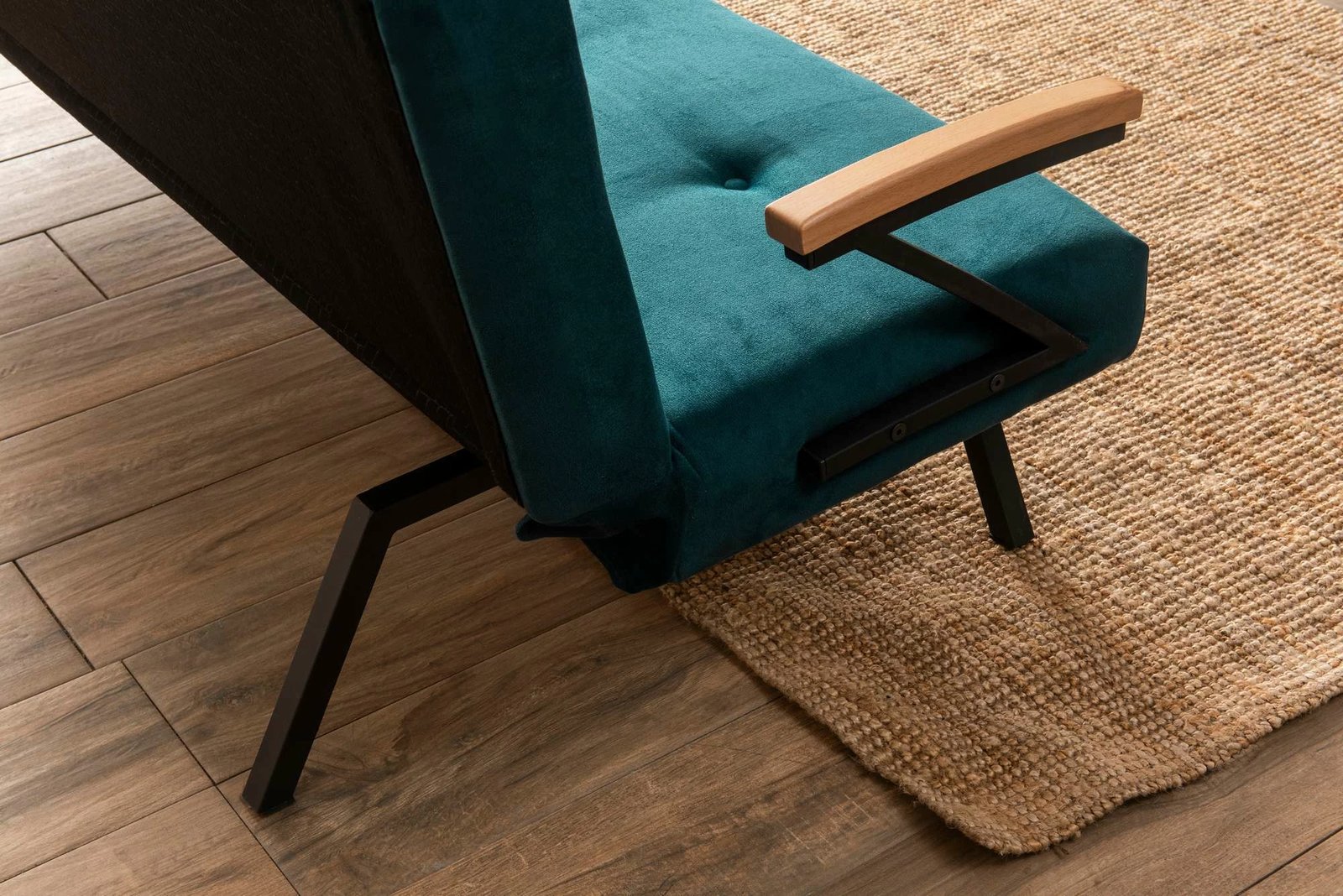 Divan-krevat 3 vende, Atelier del Sofa, ngjyrë jeshile petrol, Zven