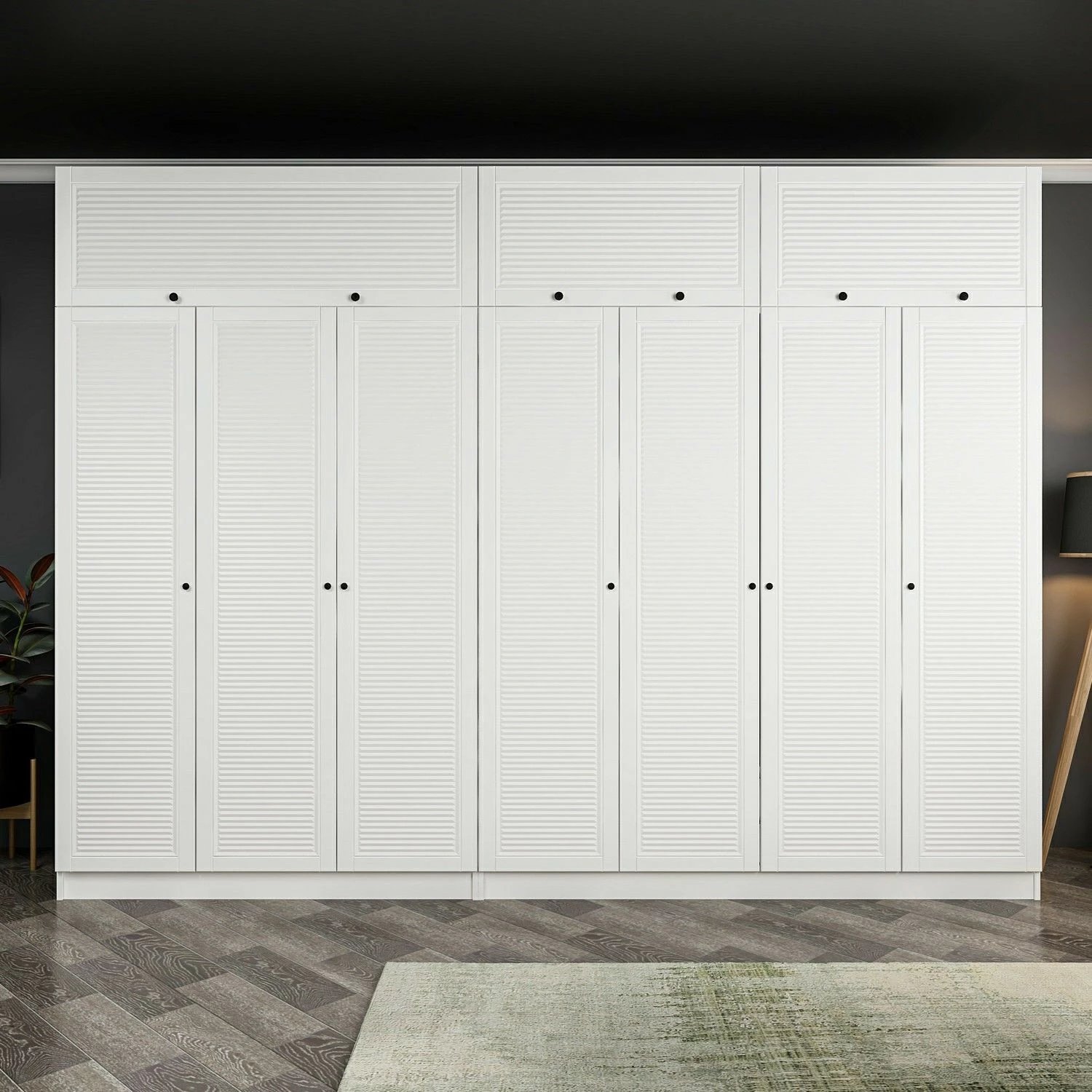 Dollap garderobe Skye Decor, i bardhë, Minar Kale - 8436