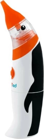 Aspirator hunde elektronik Mesmed MM-118 Pingwinosek, për fëmijë, zi/portokalli