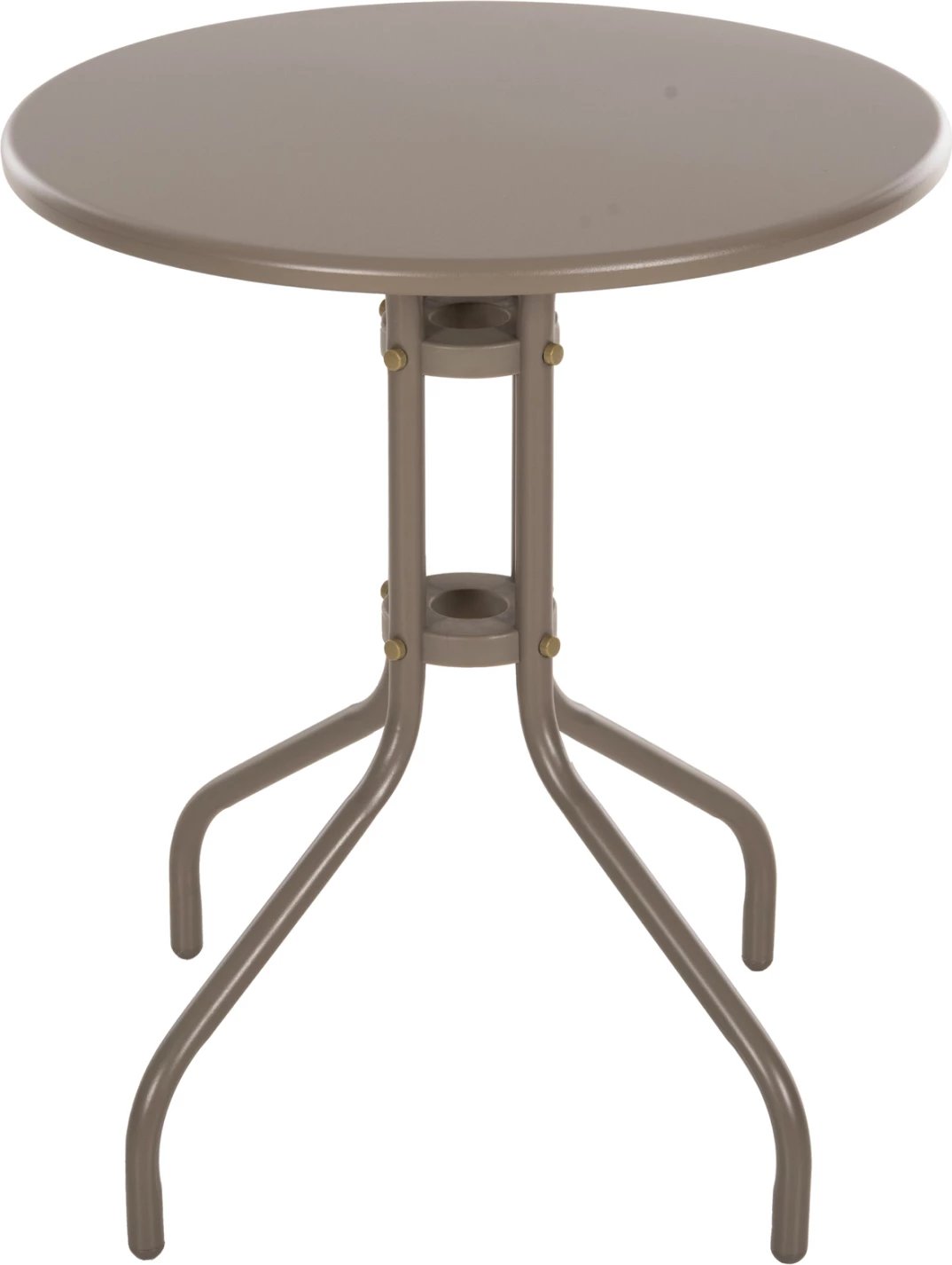 Tavolinë e rrumbullakët për jashtë, ngjyrë shampanjë, LINO FH5973.04, Φ60x70H cm