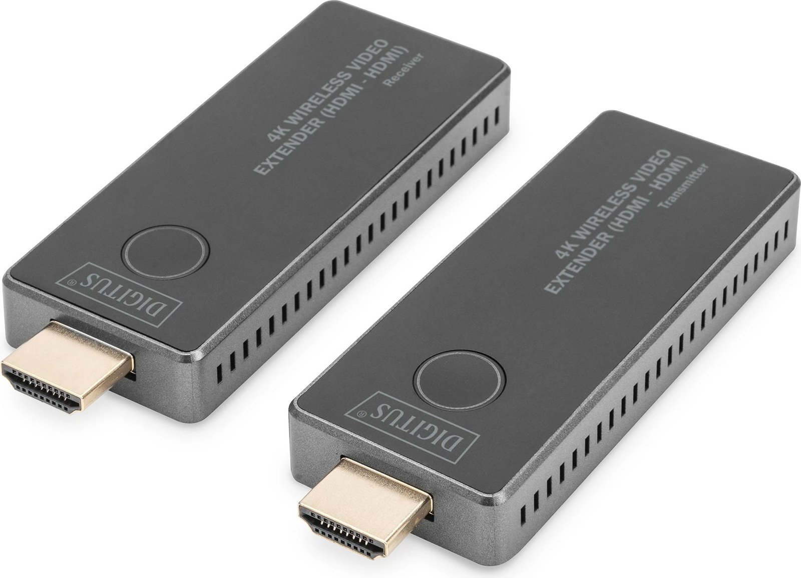 Video Extender Digitus 4K, HDMI, 30 m, Wireless, i zi, argjendtë