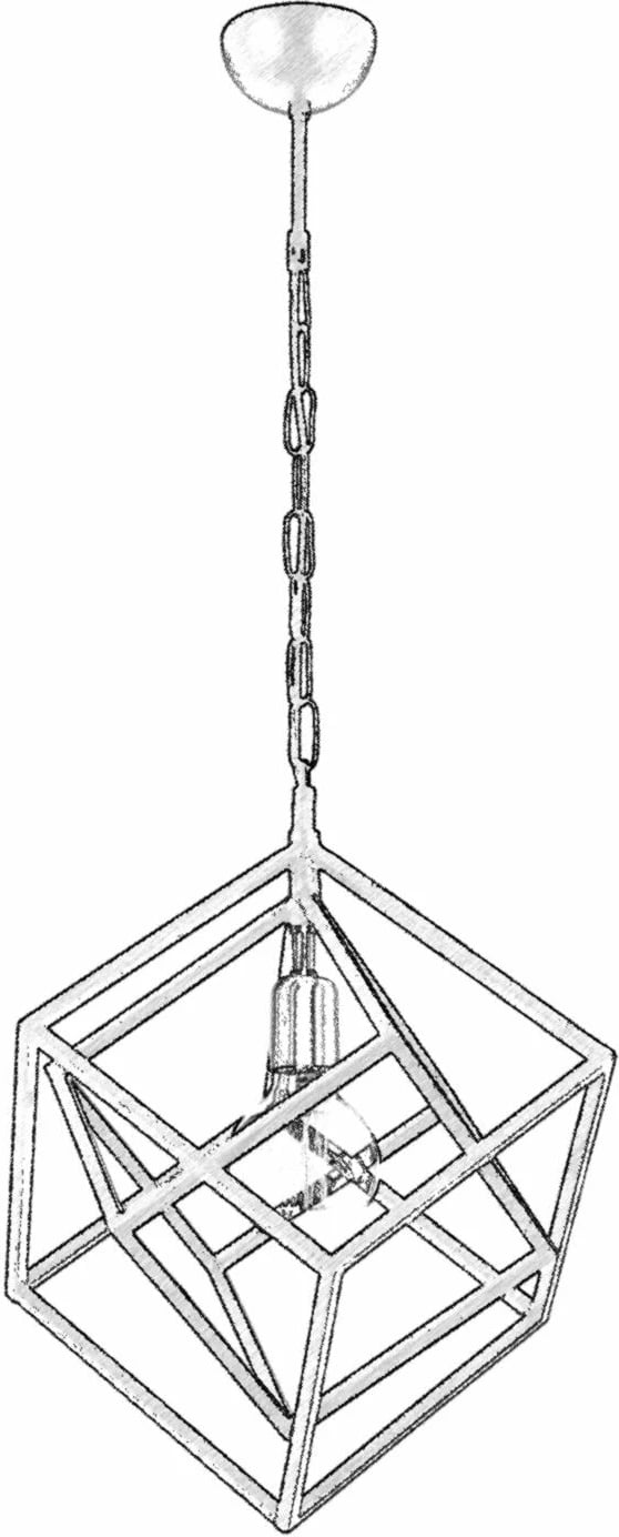 Llambë tavani Opviq, e zezë dhe ari, AV-1722-1BSY