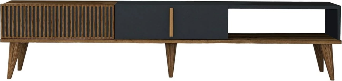 Komodë TV Hanah Home, Milan Alt, ngjyrë arre dhe antracit