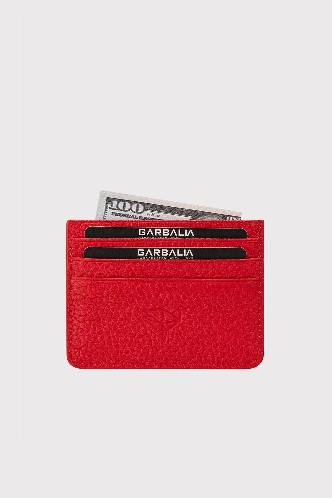 Mbajtës kartelash lëkurë i kuq Zoozie Bags, Cape