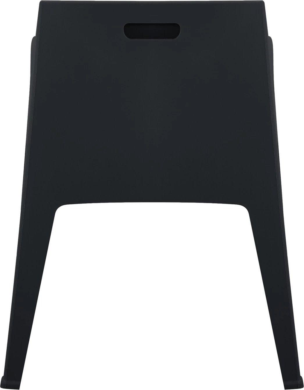 Karrige me krahë prej polipropileni, ngjyrë e zezë, SLEEK FH6370.02, 57x56x82.5cm