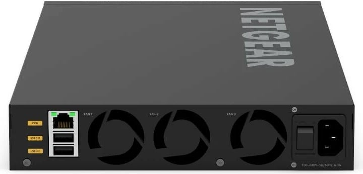 Switch Netgear XSM4316 (XSM4316-100NES) 8x10GE/Multi-Gig + 8xSFP+ 10G, zi, paketë me aksesorë montimi rack