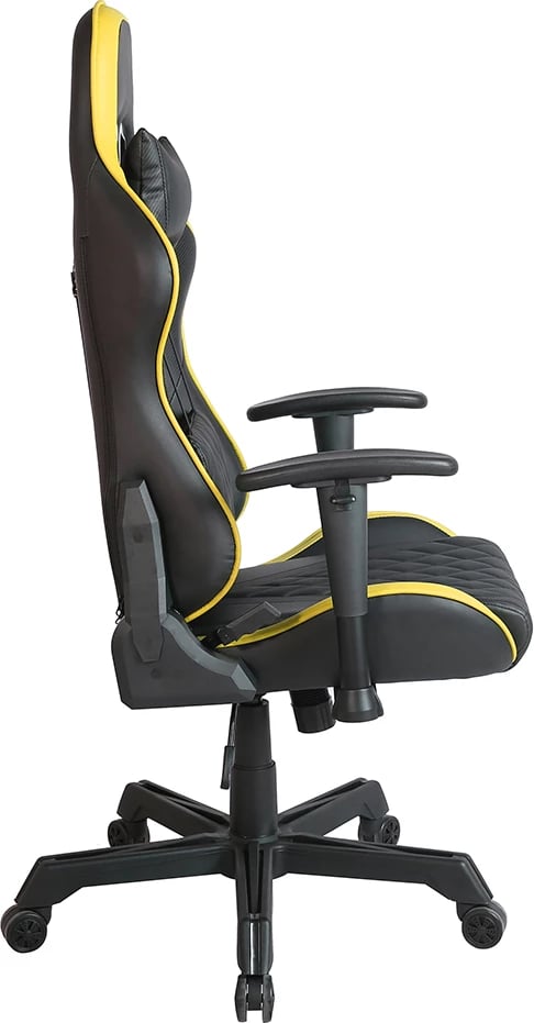 Karrige gaming Ranger, zyre, e zezë-verdhë, 52x74x138