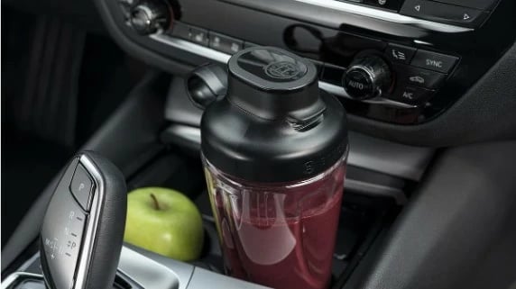 Blender tavoline mini, Bosch, MMB2111S, 0.6 L, 450 W, shishe ToGo, e zezë/argjendtë