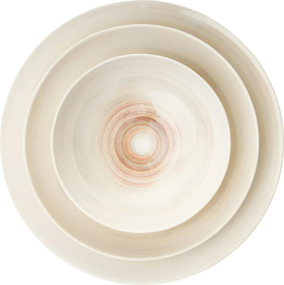 Set enësh për drekë (24 copë), porcelan, Hermia, GBSATN24Y4E31342