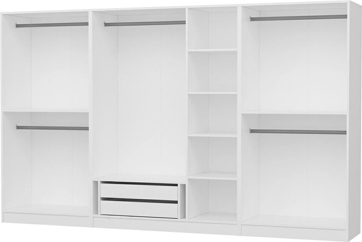 Dollap i bardhë për rroba Skye Decor, Kale - 5035