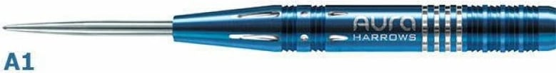Shigjeta për Dart Harrows Aura 95% Steeltip për meshkuj dhe femra, blu dhe gri/argjend