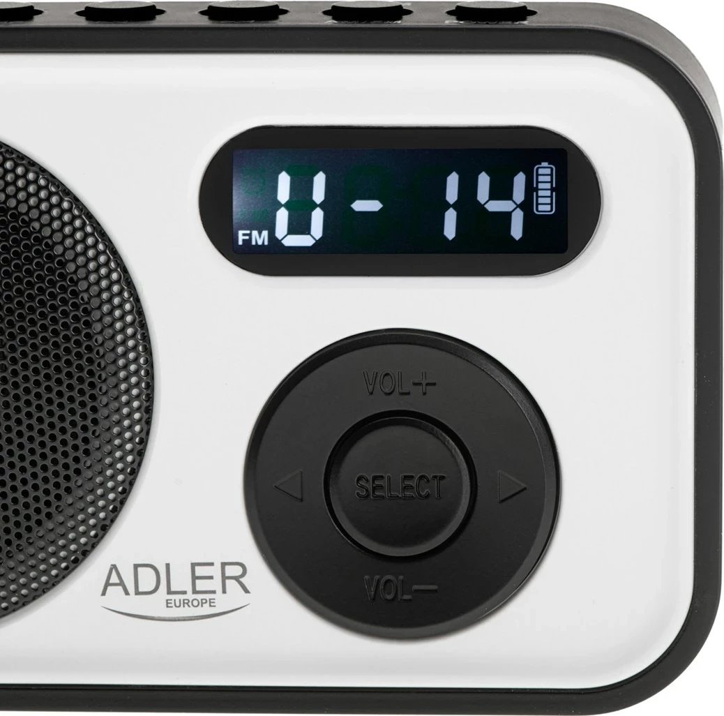 Radio Adler AD 1906, Portabël, Bardhë
