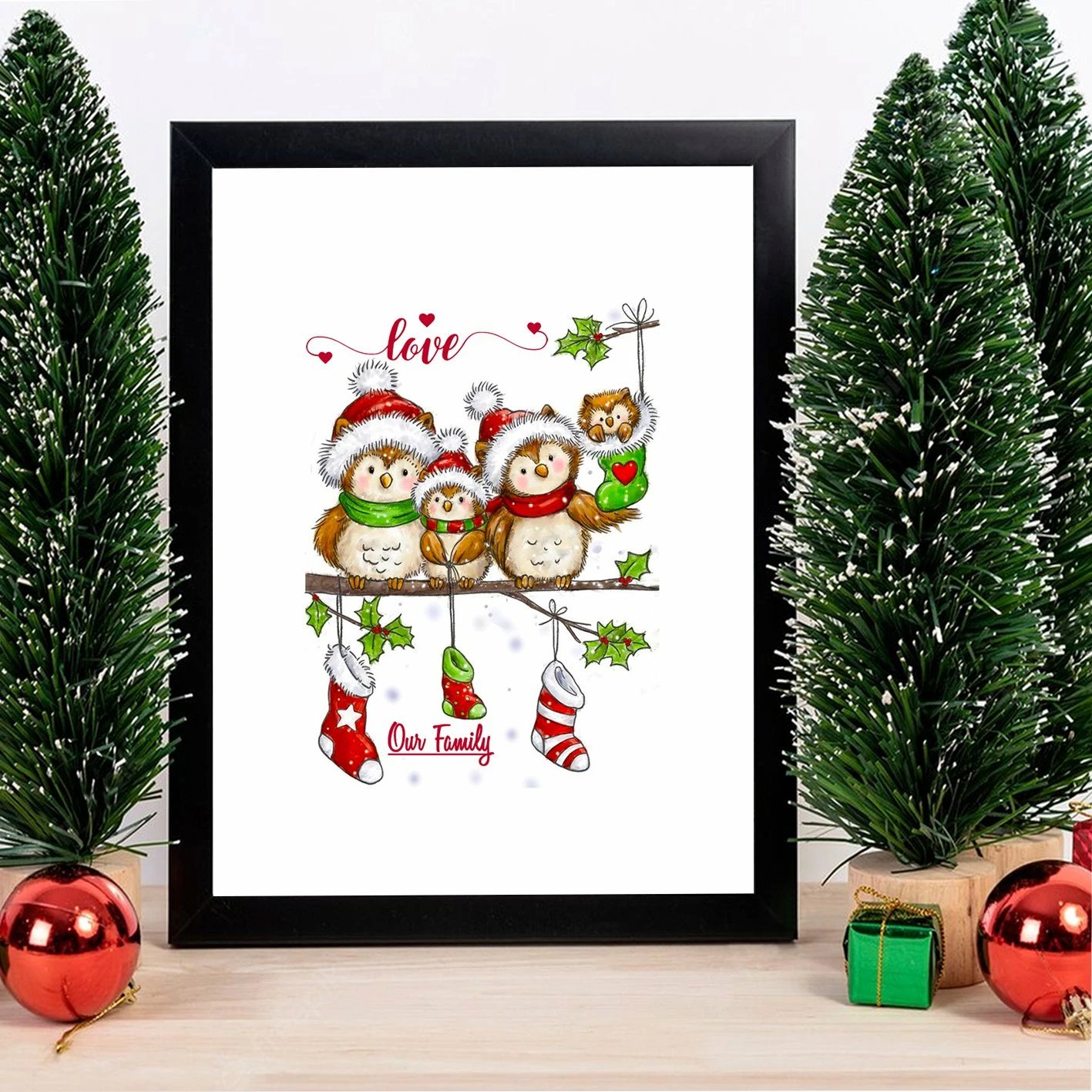 Pikturë dekorative me kornizë, MDF, shumëngjyrëshe, Wallity, SC7436501293208, 24x29cm