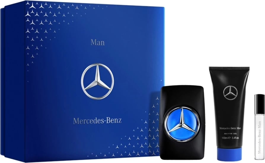 Set Eau de Toilette për meshkuj Mercedes-Benz Man 100ml + 10ml + shower gel 100ml Set Eau de Toilette për meshkuj Mercedes-Benz Man 100ml + 10ml + shower gel 100ml