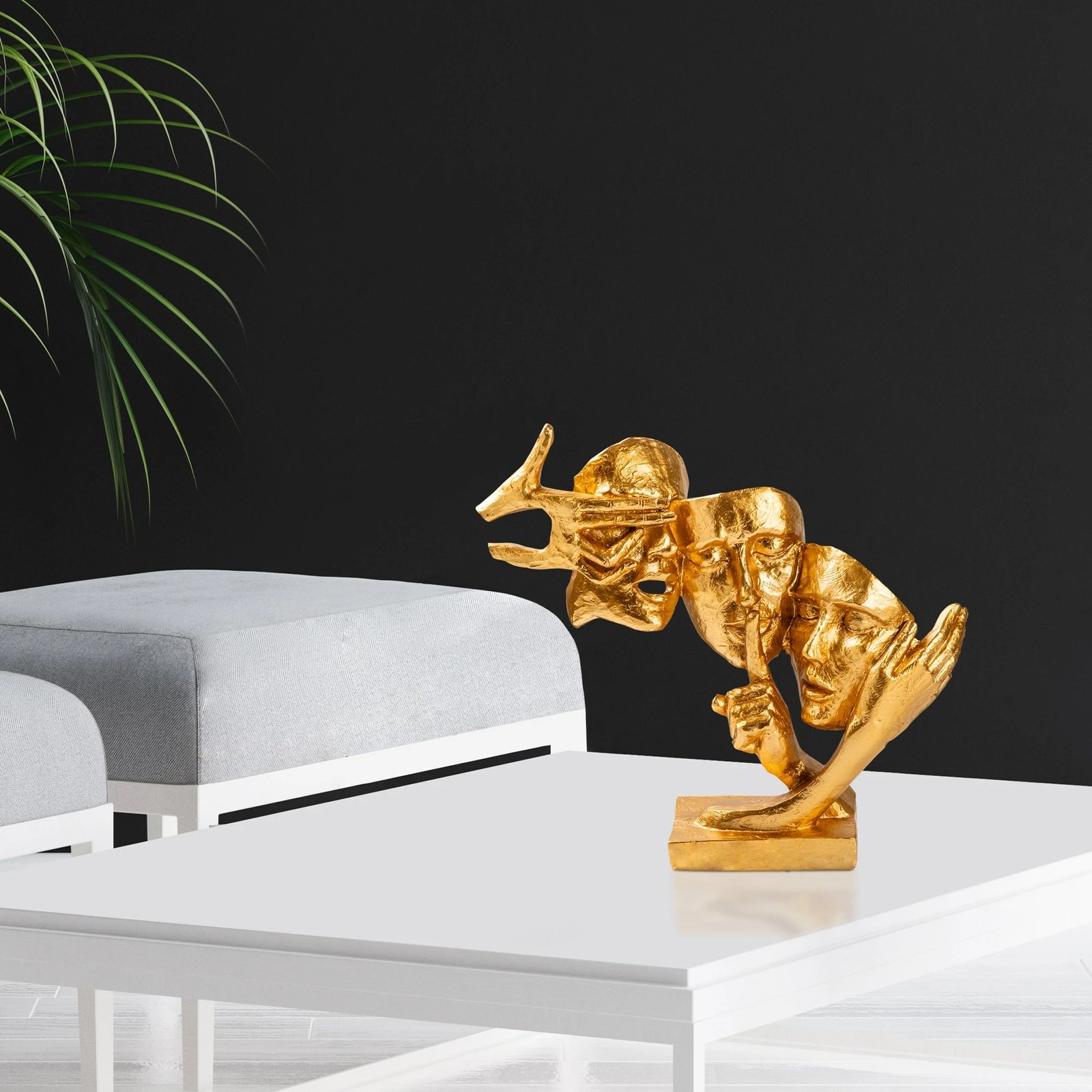 Objekt dekorativ Evila Originals, ngjyrë ari, Yak-034 Objekt dekorativ Evila Originals, ngjyrë ari, Yak-034