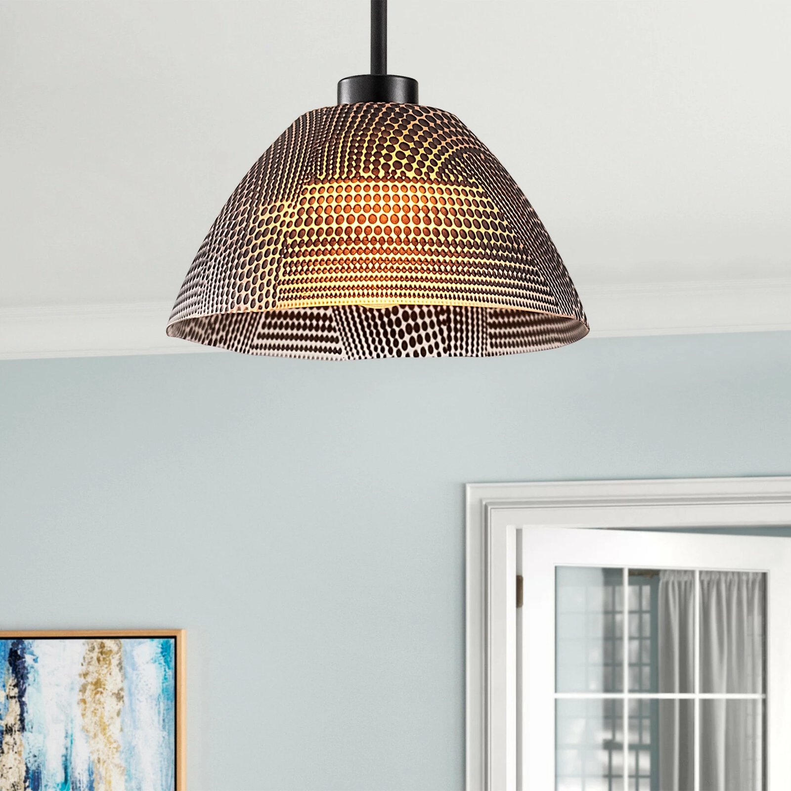 Llambë tavani Opviq, Bornova - N-161, ngjyrë e zezë