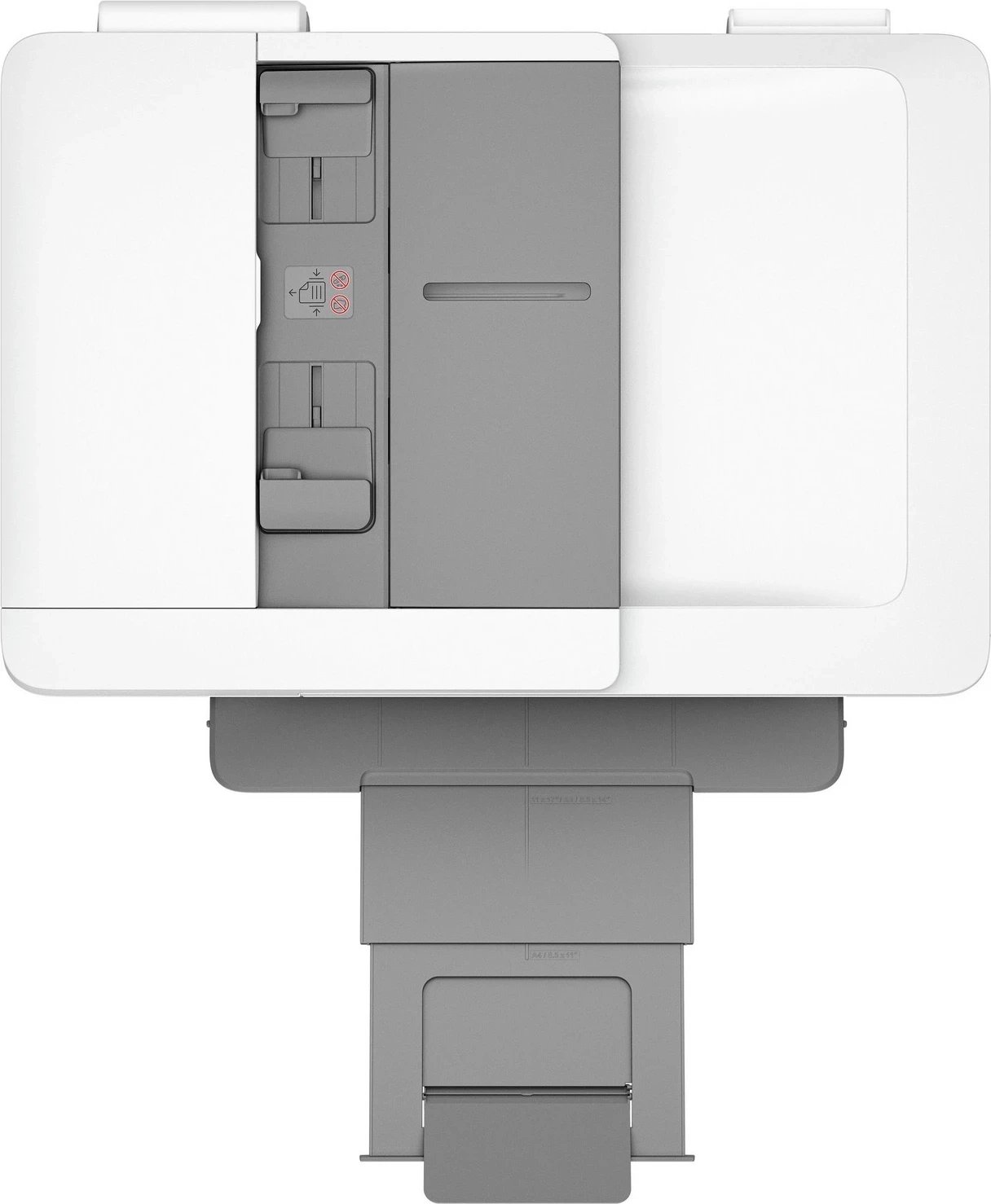 Printer HP OfficeJet Pro 9730e, WiFi, A3, Duplex, ADF, AirPrint, Instant Ink, HP+, bardhë-gri