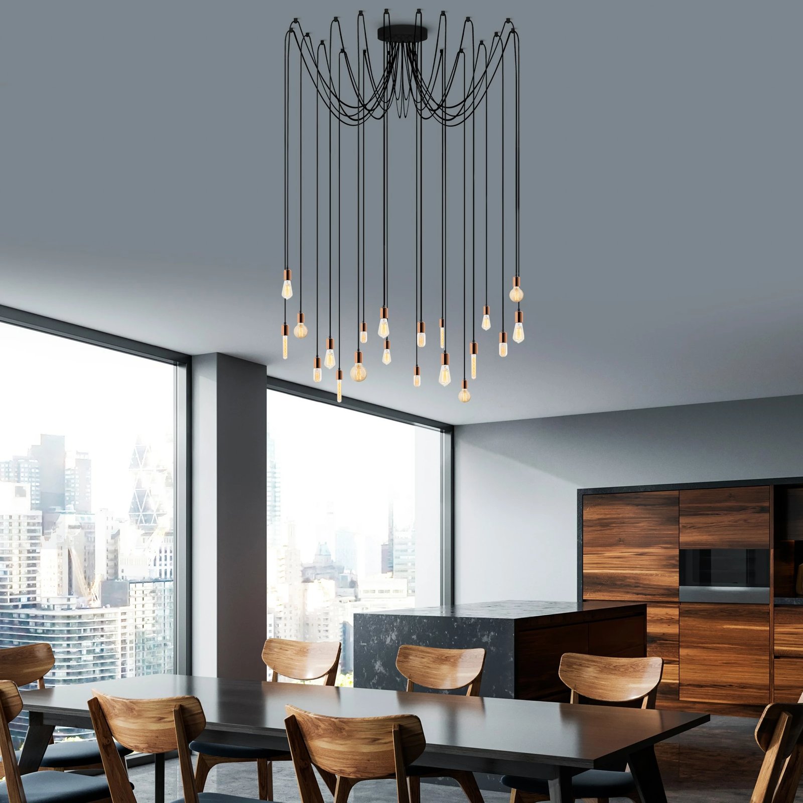 Llambë tavani Opviq, bakër, Kabluni - MR - 920