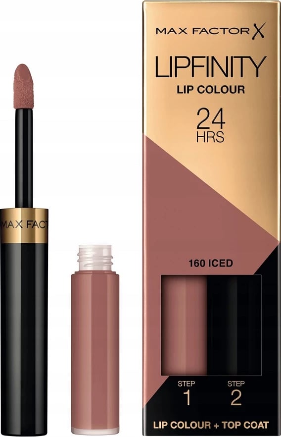 Buzëkuq liquid Max Factor Lipfinity Lip Colour për femra 160 Iced 4g