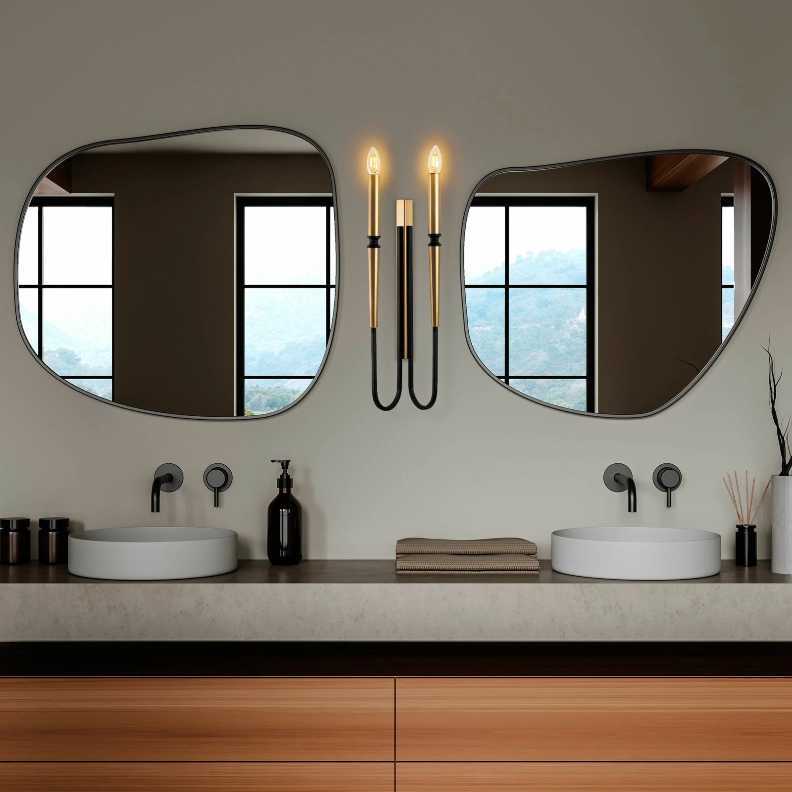 Llambë muri Opviq, Lumı - 15151, metalike, e zezë