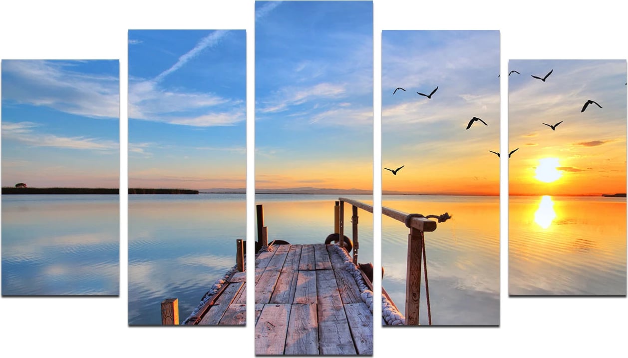 Pikturë dekorative MDF (5 pjesë), Wallity, 5M-18