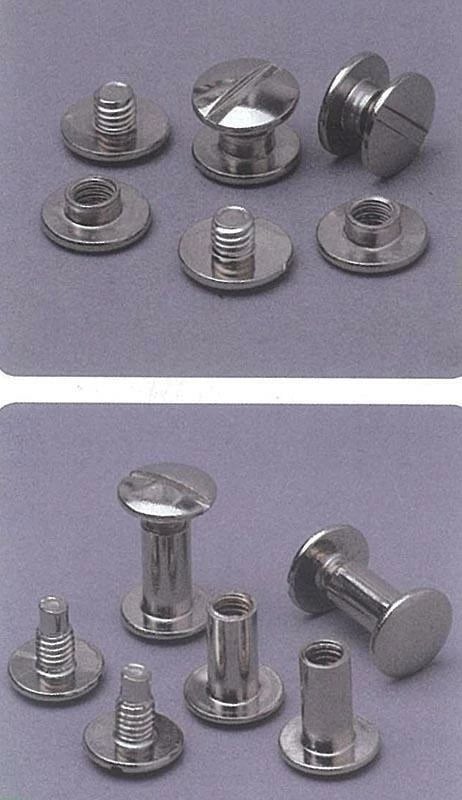 Vida metalike NEXT 12mm për menu, 100 palë, Argjendtë