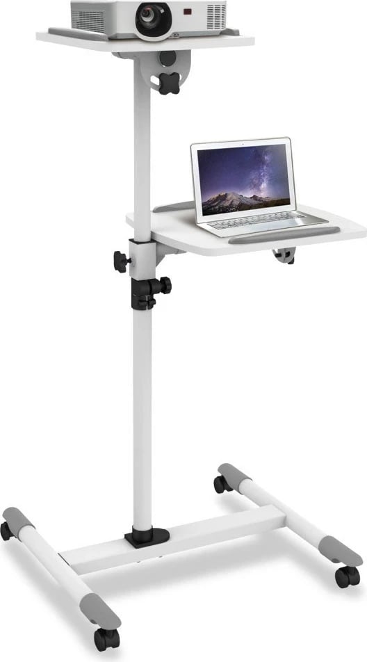 Karrocë universale TECHly për notebook/projektor, ICA-TB-TPM-6, Bardhë