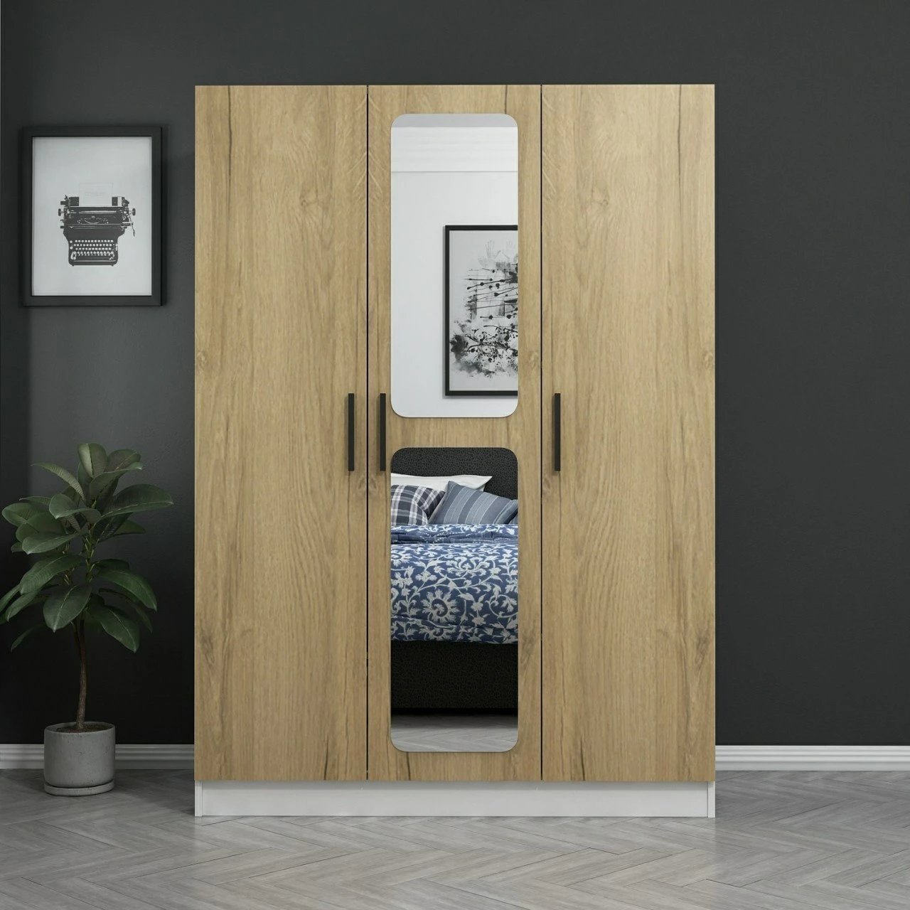 Dollap Skye Decor, ngjyrë arre, 2246