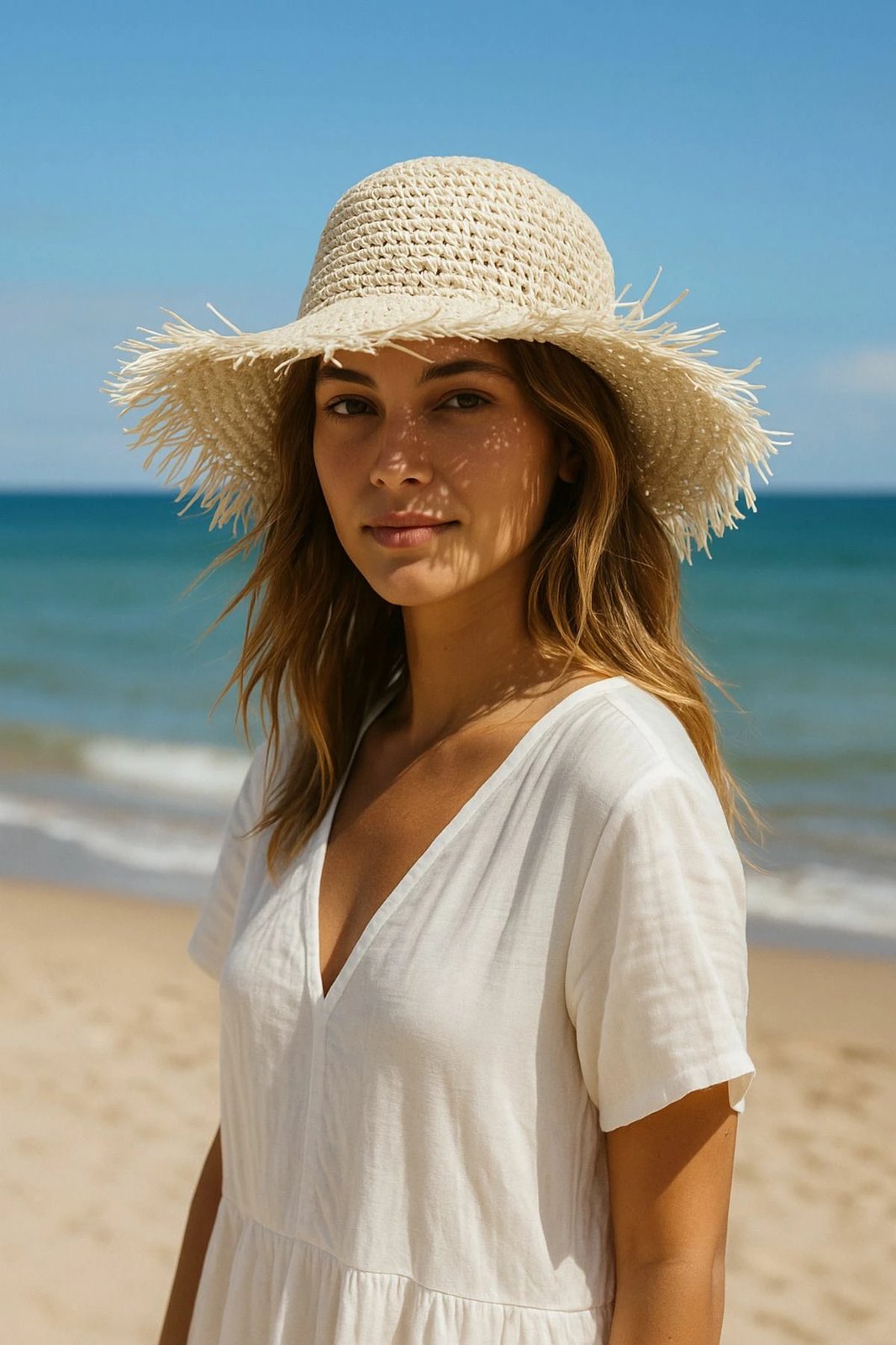 Kapelë verore për gra, Jumeon, Hsr2097, bezhë