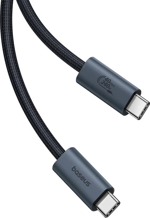 Kabllo USB C në USB C Baseus, 1 m, 240 W, E zezë Kabllo USB C në USB C Baseus, 1 m, 240 W, E zezë