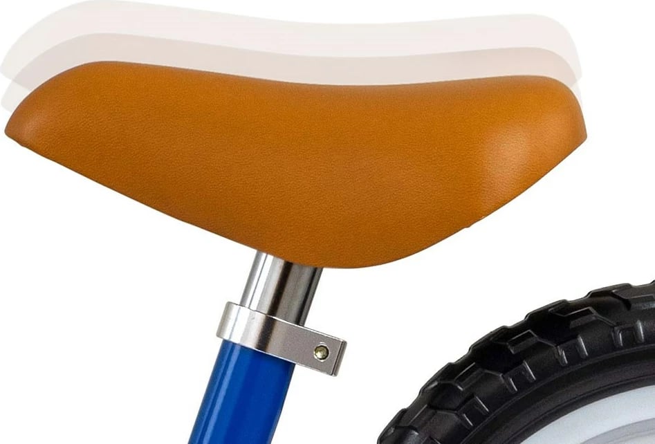 Biçikletë balancuese, Milly Mally, Timmy, rrota 12" EVA, sedile e rregullueshme 32–41 cm, deri 25 kg, 2.8 kg, blu